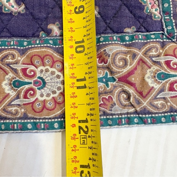 Vera Bradley Blue Paisley Placemat 1 Only Quilted Dining Room Table Setting - Picture 9 of 10